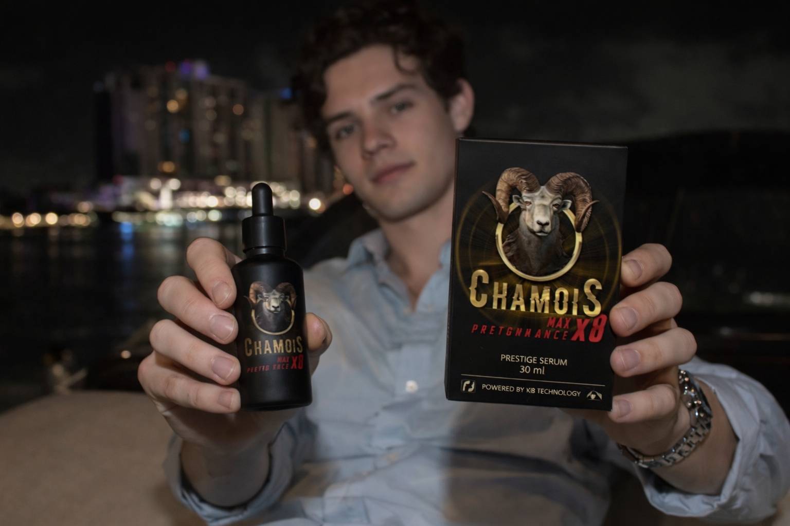 Chamois น้ำมันเลียงผาขนาดทดลองสำหรับผู้ชาย